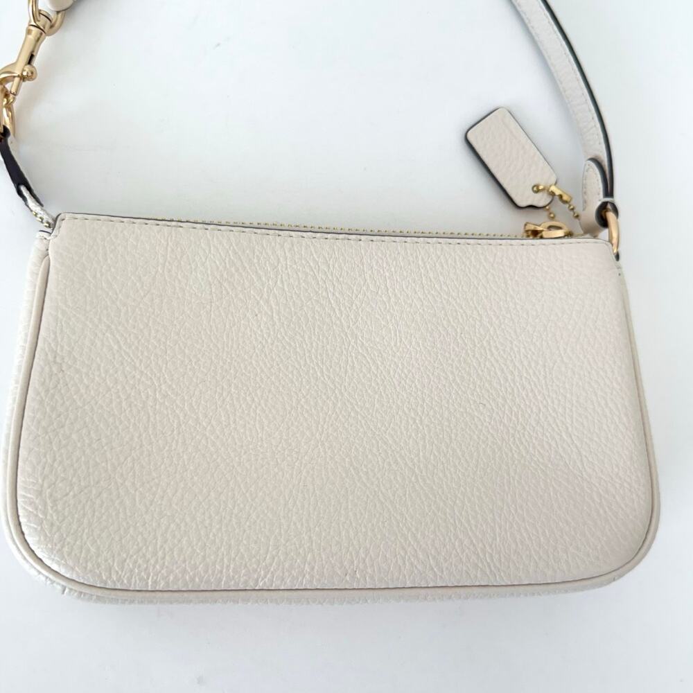 Coach x Peanuts Nolita 19 Leather Mini Shoulder Bag Gold/Chalk Multi CBM76 - Picture 8 of 16